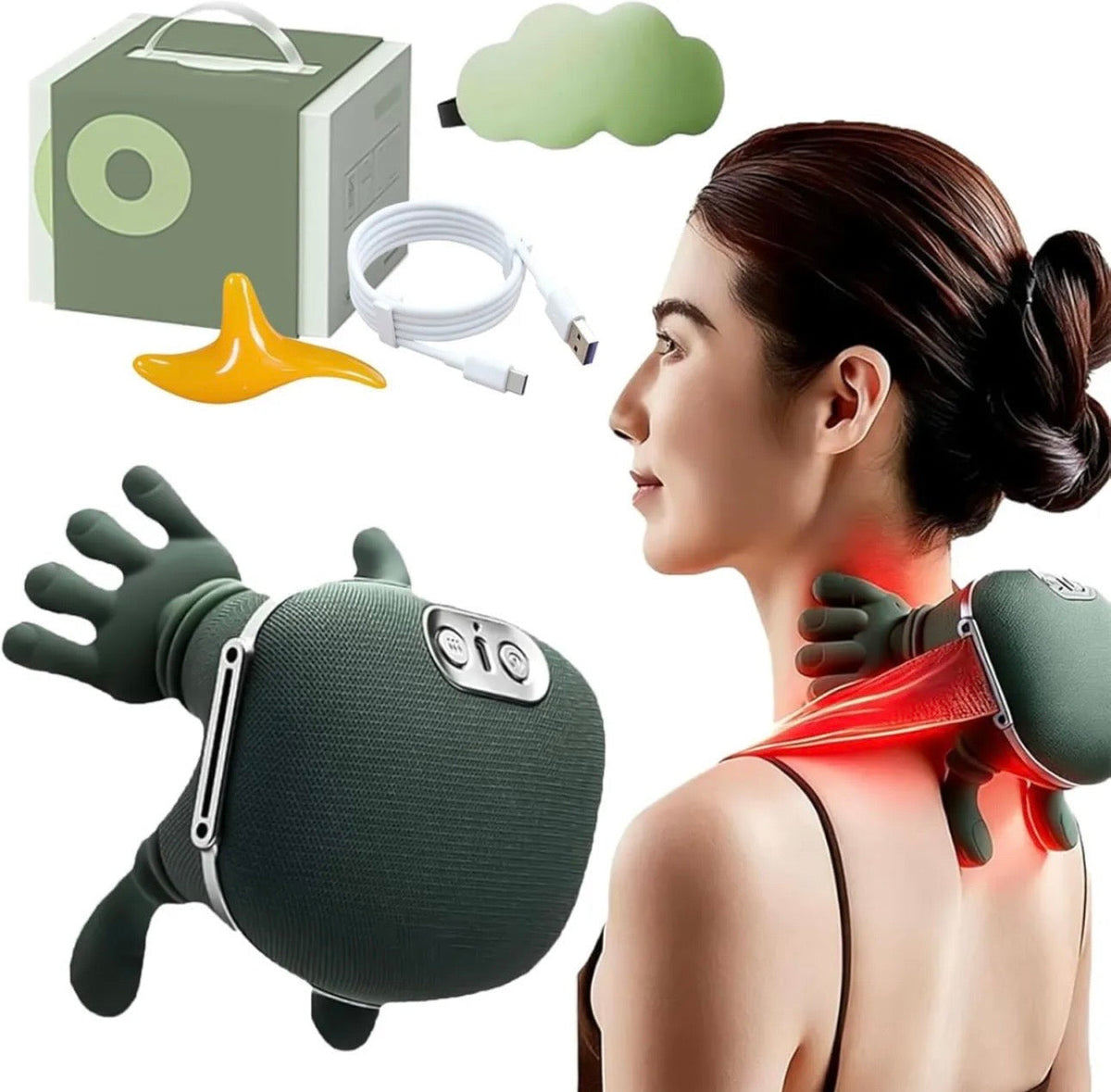 FREE HOME DELIVERY | OPEN & CHECK BEFORE PAYMENT | Electric Neck & Shoulder Massager