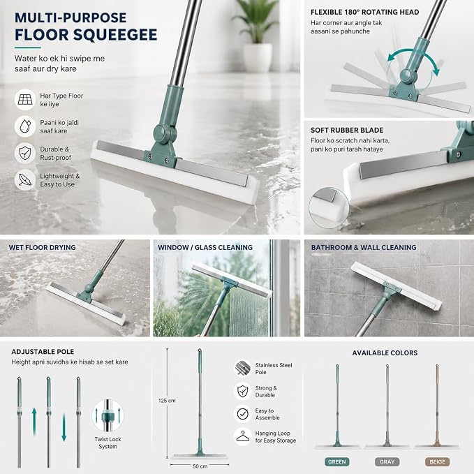 |FREE DELIVERY| Magic Broom – 180° Rotating Floor Cleaner