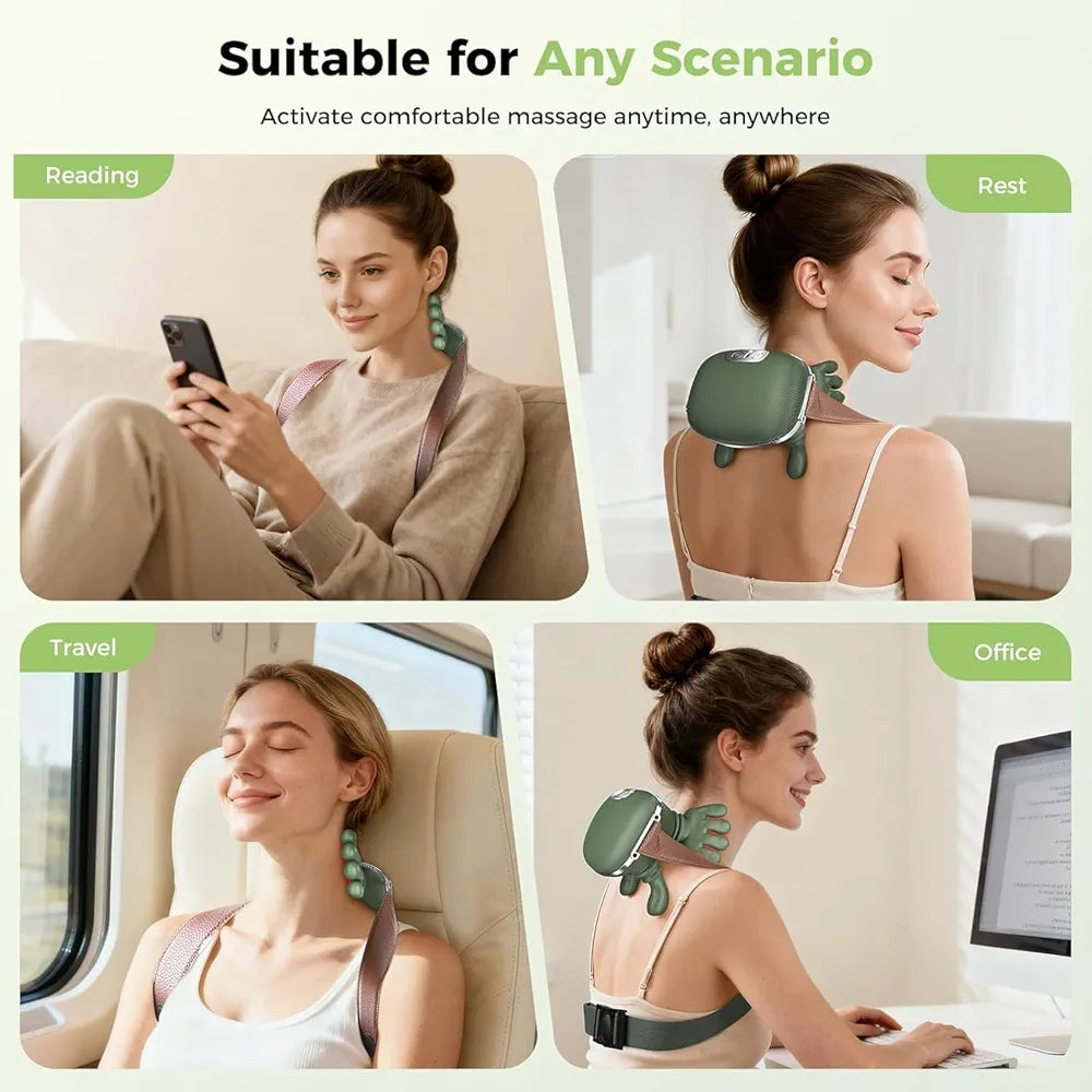 FREE HOME DELIVERY | OPEN & CHECK BEFORE PAYMENT | Electric Neck & Shoulder Massager